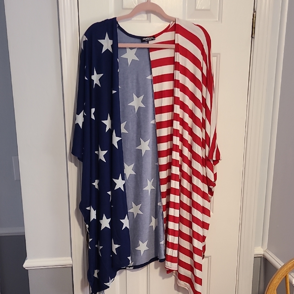 Patriotic Kids Shirt with Stars and Stripes